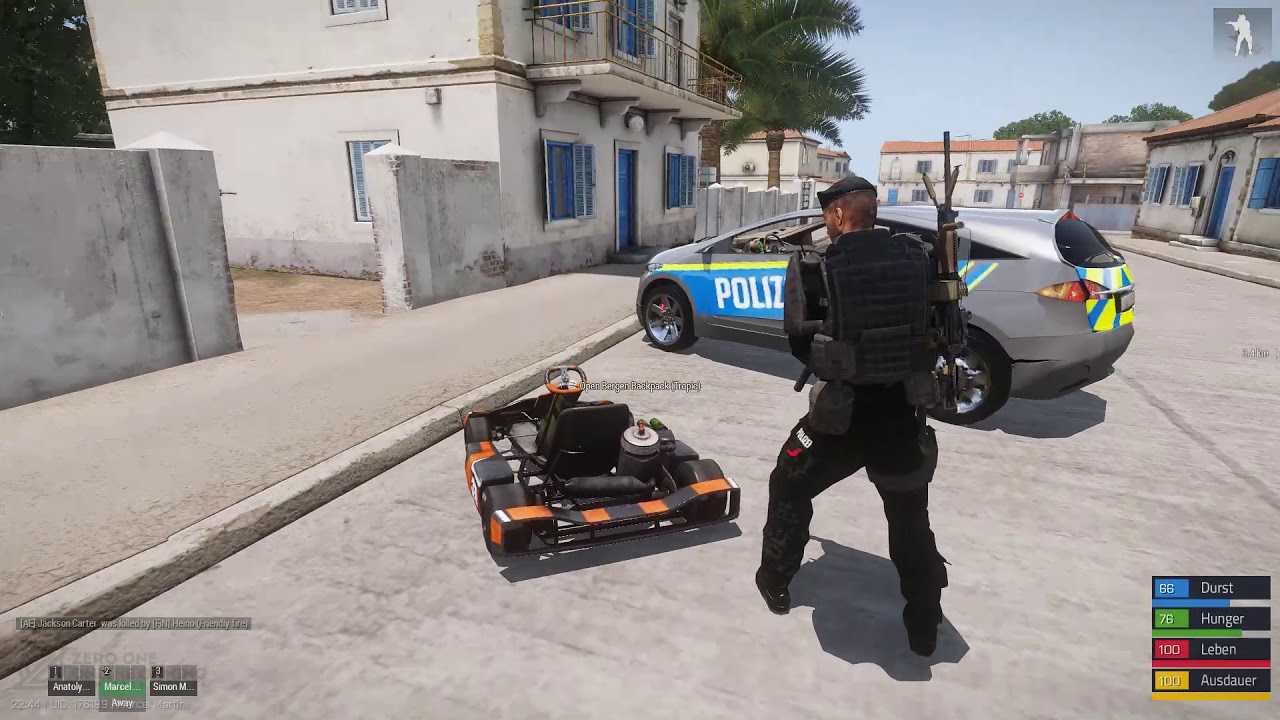 Video Thumbnail for [HIGHLIGHT] Altis Life Live: Familie Martini, das Kart und das Polizei!